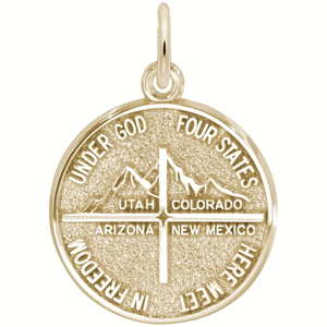 Rembrandt 4 States Charm - 14K Gold - 10-1785-0-14K