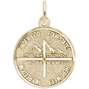 Rembrandt 4 States Charm - Gold Plated - 10-1785-0-GP