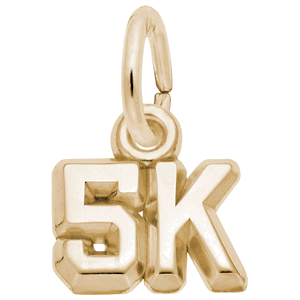 5K Race Charm 10K Gold - 10-2655