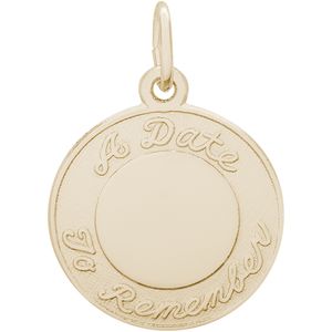 A Date To Remember Charm 10K Gold - 10-6301