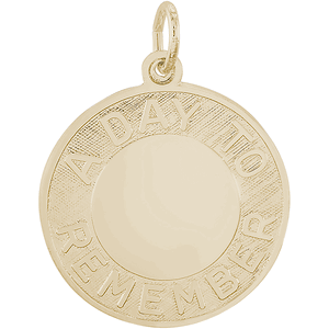 A Day To Remember Charm Gold Plated - 10-1412