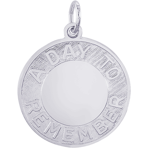 A Day To Remember Charm Silver - 10-1412