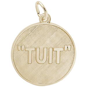 A Round Tuit Charm 10K Gold - 10-3268