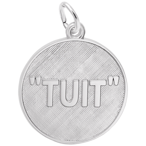 A Round Tuit Charm Silver - 10-3268