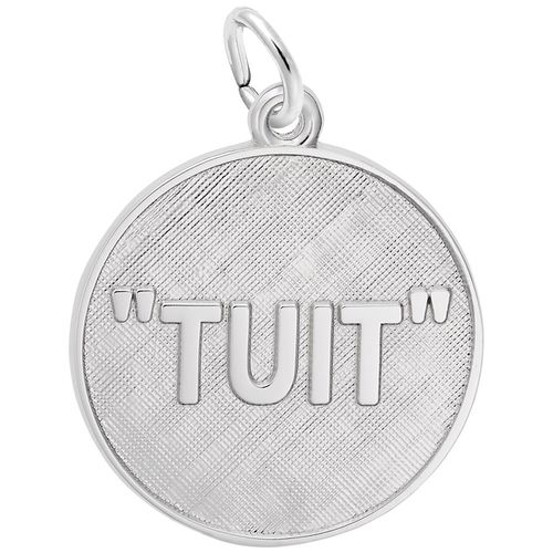 A Round Tuit Charm Silver - 10-3268