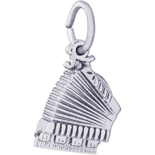 Accordion Charm Silver - 10-8144