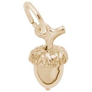 Acorn Charm Gold Plated - 10-0993