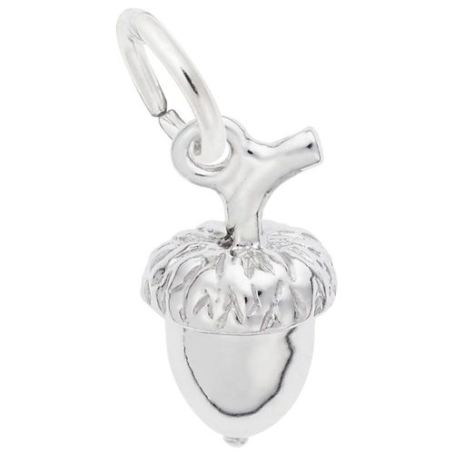 Acorn Charm Silver - 10-0993