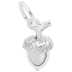 Acorn Charm Silver - 10-0993
