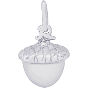 Acorn Charm White Gold - 10-8218