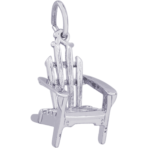 Adirondack Chair Charm Silver - 10-3800