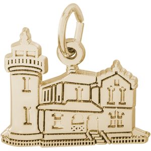 Admiralty Head Lighthouse Washington Charm 14K Gold - 10-6571