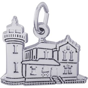 Admiralty Head Lighthouse Washington Charm Silver - 10-6571