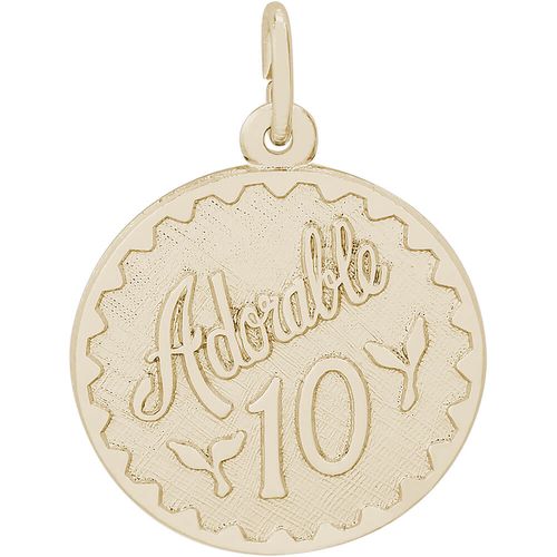 Adorable 10 Charm 14K Gold - 10-4250