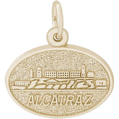 Alcatraz Charm 10K Gold - 10-3587
