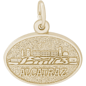 Alcatraz Charm 14K Gold - 10-3587