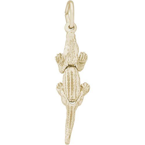 Alligator Charm 10K Gold - 10-5443