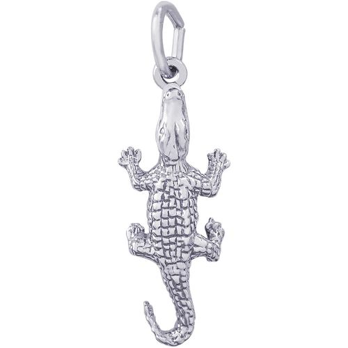 Alligator Charm White Gold - 10-7757