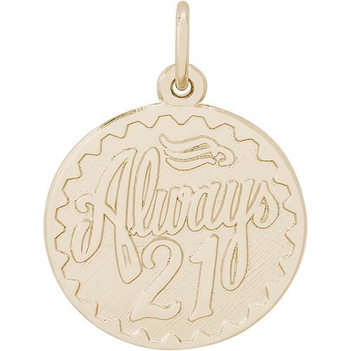 Always 21 Charm Gold Plated - 10-4261