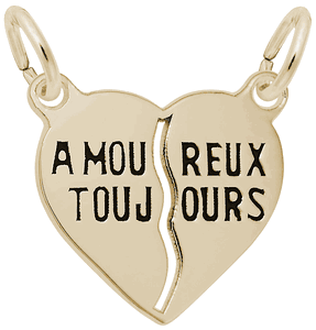 Amoureux Toujours Charm 10K Gold - 10-6114
