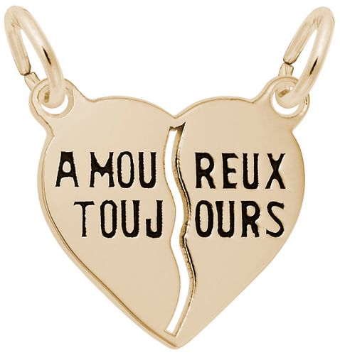 Amoureux Toujours Charm Gold Plated - 10-6114
