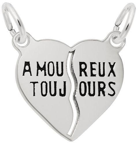 Amoureux Toujours Charm Silver - 10-6114