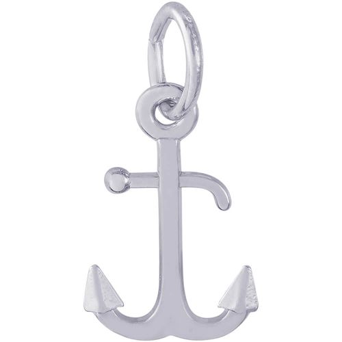 Anchor Charm White Gold - 10-0556