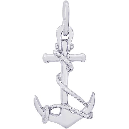 Anchor Charm White Gold - 10-7844