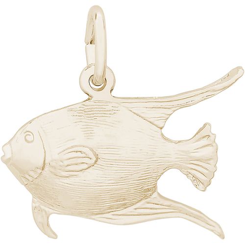 Angel Fish Charm Gold Plated - 10-7744