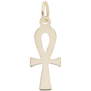 Ankh Charm 14K Gold - 10-2346
