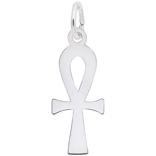 Ankh Charm White Gold - 10-2346
