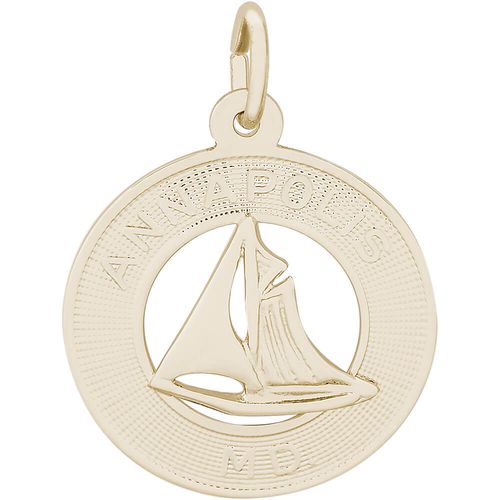 Annapolis Maryland Charm 10K Gold - 10-5159