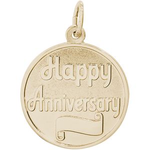 Anniversary Charm 10K Gold - 10-2702