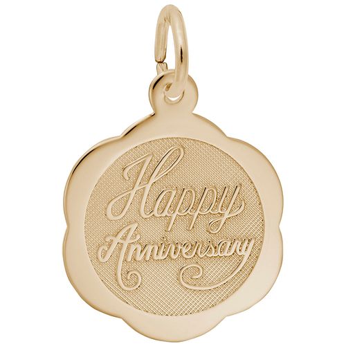 Anniversary Charm Gold Plated - 10-5791
