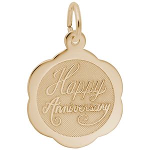 Anniversary Charm Gold Plated - 10-5791