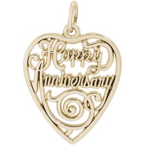 Anniversary Charm Gold Plated - 10-2892