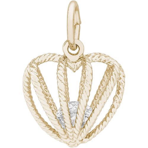 April Birthstone Charm 14K Gold - 10-8350-4