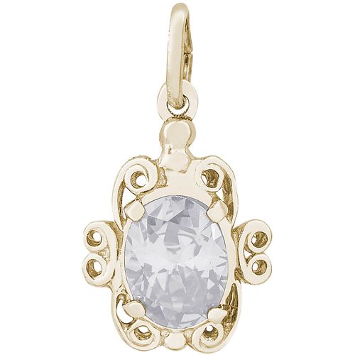 April Charm Gold Plated - 10-4764-4