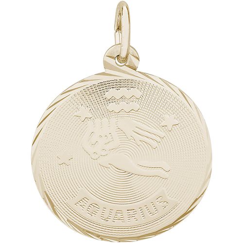Aquarius Charm Gold Plated - 10-4651