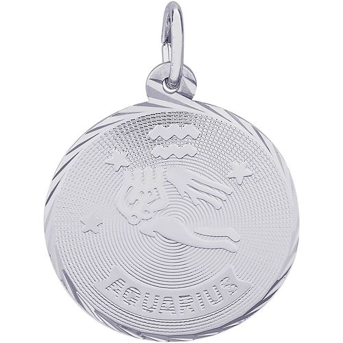 Aquarius Charm White Gold - 10-4651