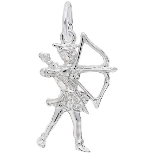 Archer Charm White Gold - 10-1887