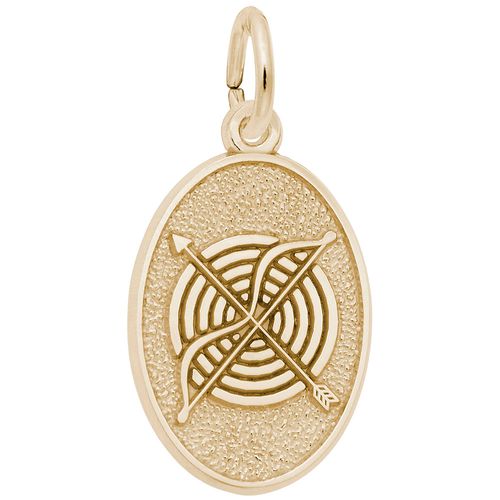 Archery Charm 10K Gold - 10-3477