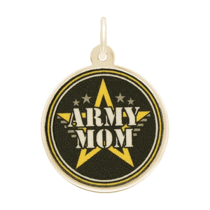 Rembrandt Army Mom Charm - Gold Plated - 10-1193-0-GP