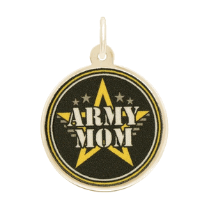 Rembrandt Army Mom Charm - Gold Plated - 10-1193-0-GP