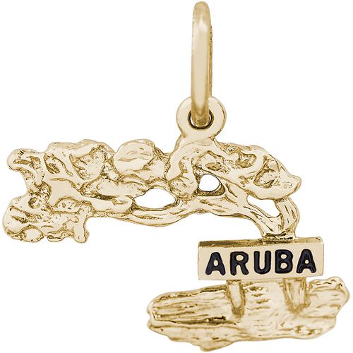 Aruba Charm Gold Plated - 10-4843