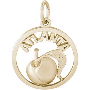 Atlanta Peach Charm 10K Gold - 10-3465