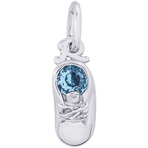 Baby Bootie December Charm Silver - 10-2734-12