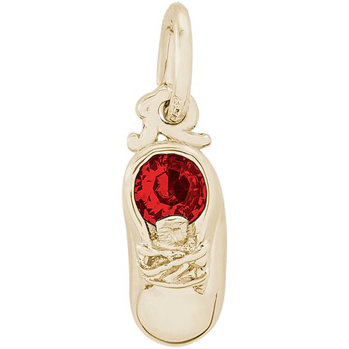 Baby Bootie July Charm Gold Plated - 10-2734-7