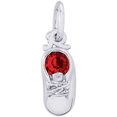 Baby Bootie July Charm White Gold - 10-2734-7