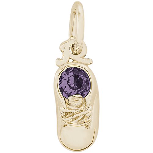 Baby Bootie June Charm Gold Plated - 10-2734-6